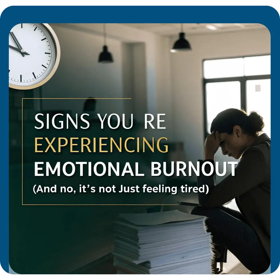Read more about the article Signs You’re Experiencing Emotional Burnout (And No, It’s Not Just Feeling Tired)