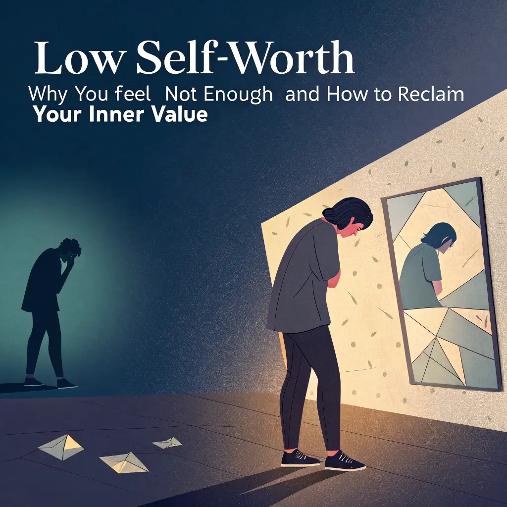 You are currently viewing Low Self-Worth: Why You Feel “Not Enough” and How to Reclaim Your Inner Value