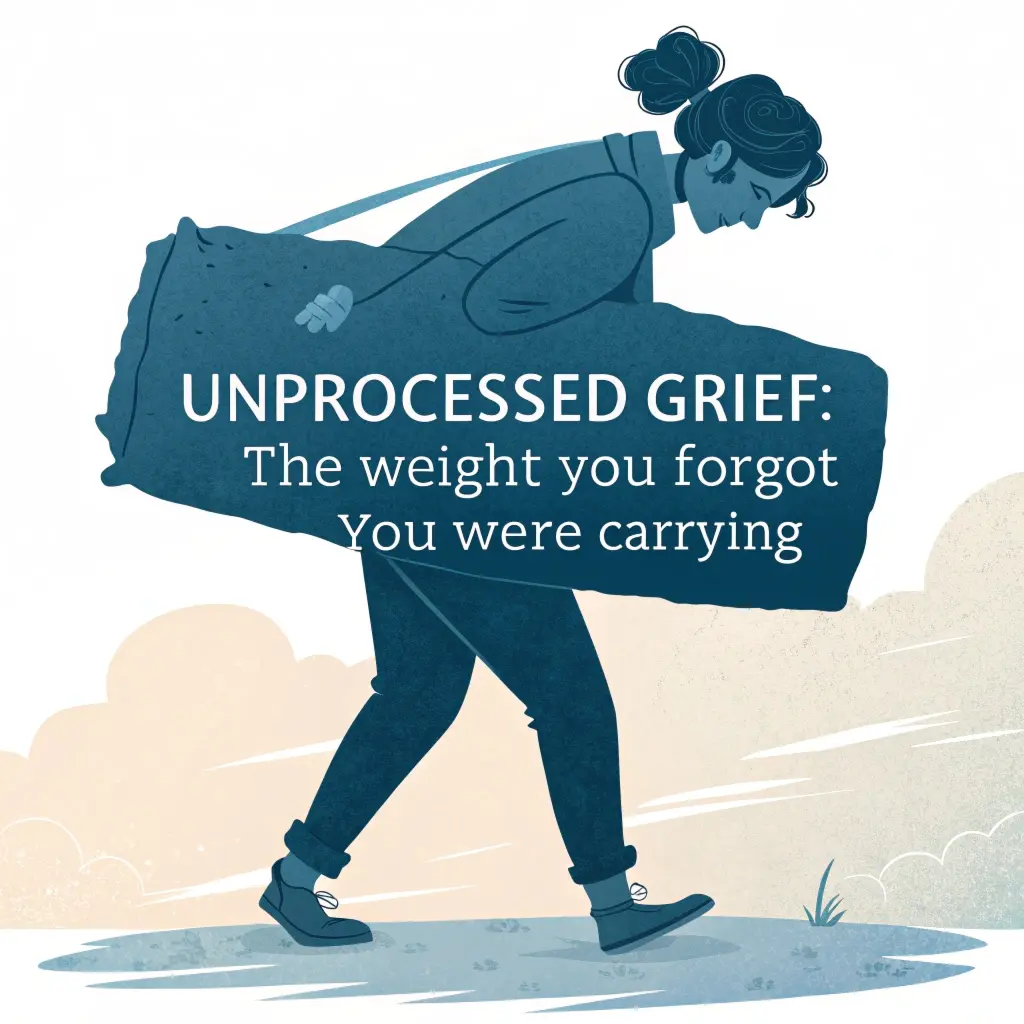 You are currently viewing Unprocessed Grief: The Weight You Forgot You Were Carrying