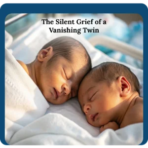 Two newborn twins - Vanishing Twin Syndrome emotional heali